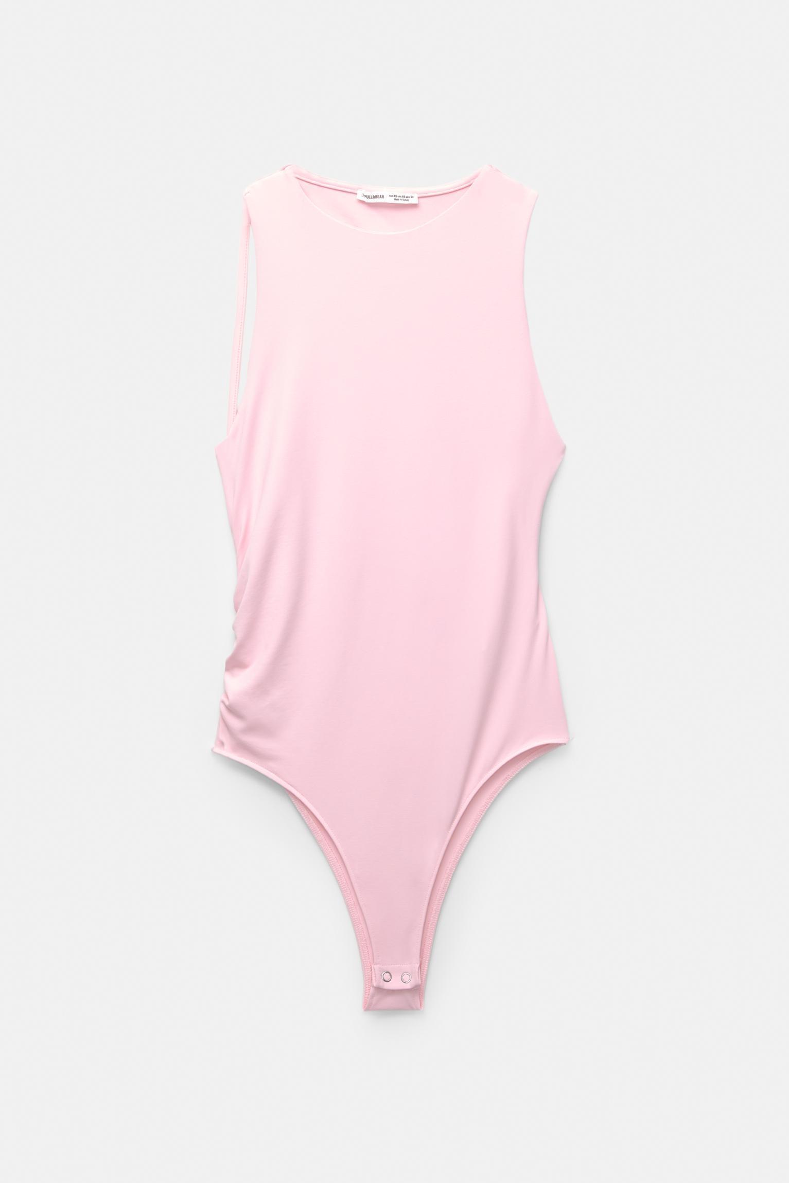 Polyamide bodysuit with an asymmetric back Product Image