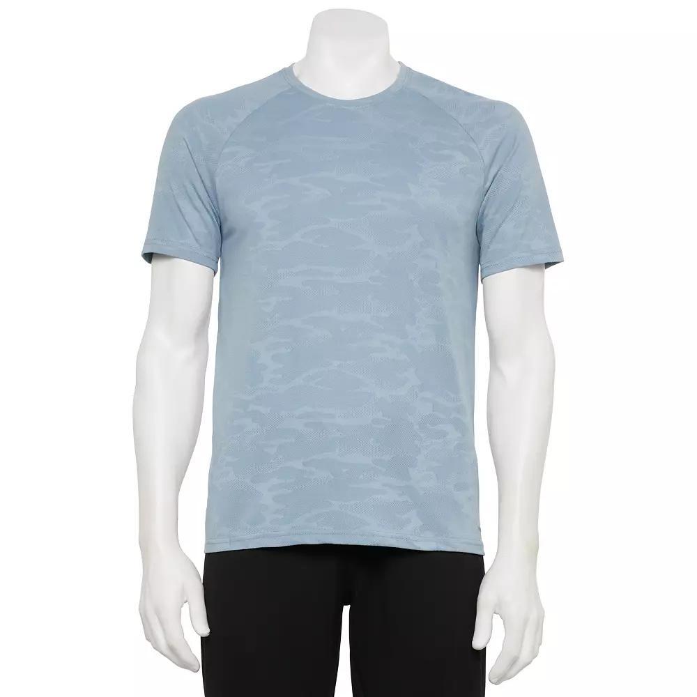 Men's Motion Short Sleeve Camo Active Tee, Size: XL, Dusty Blue Product Image