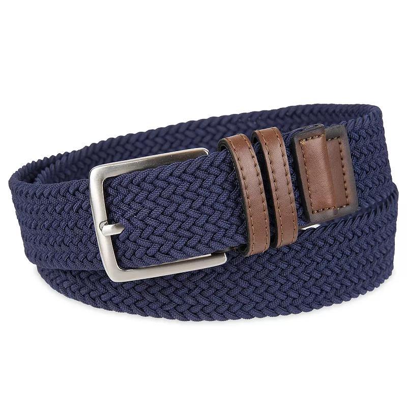 Mens Dockers Comfort Stretch Braid Casual Belt Blue Product Image