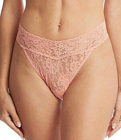 Signature Lace Original Rise Thong Product Image