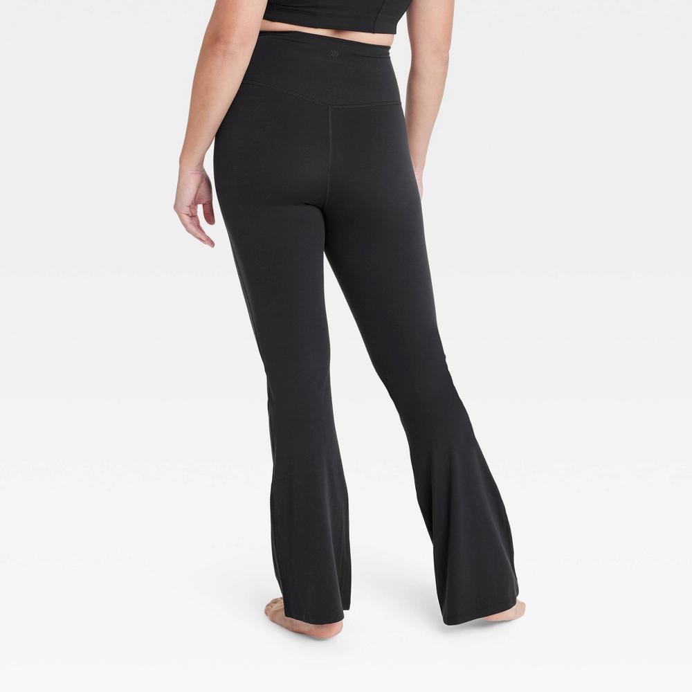 Womens Everyday Soft Ultra High-Rise Flare Leggings - All In Motion Black XS Product Image