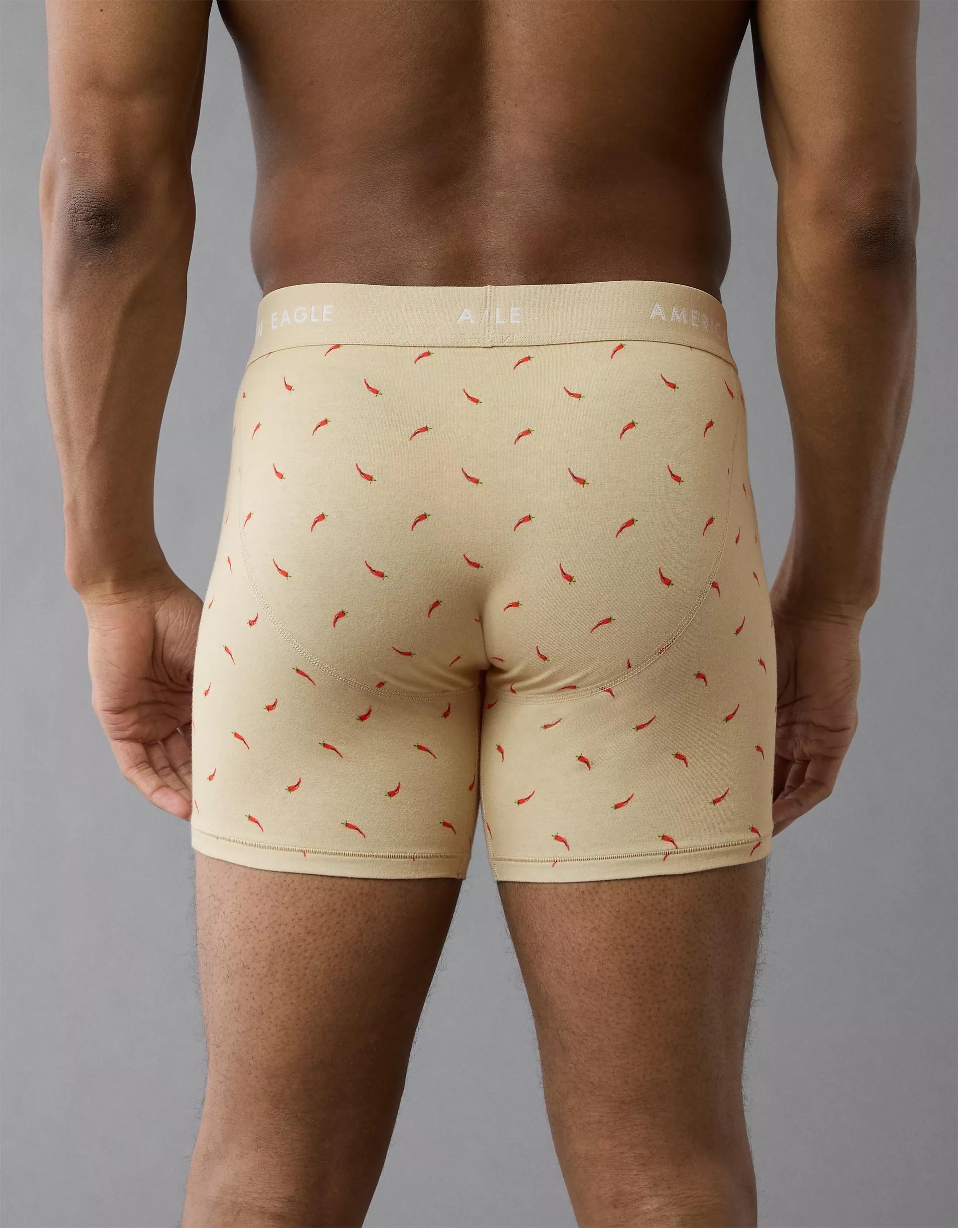 AEO Men's Hot Peppers 6" Classic Boxer Brief Product Image