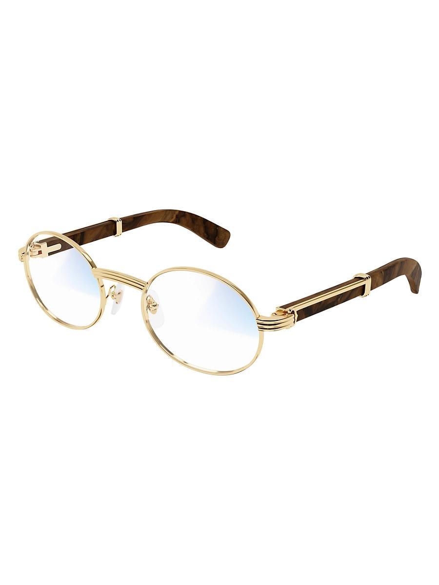 Mens CT0464SM Metal Round Optical Frames Product Image
