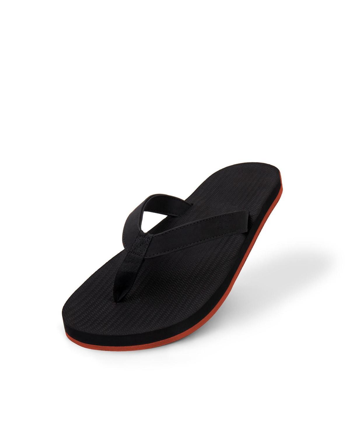 Indosole Womens Flip Flops Sneaker Sole - Orange sole Product Image