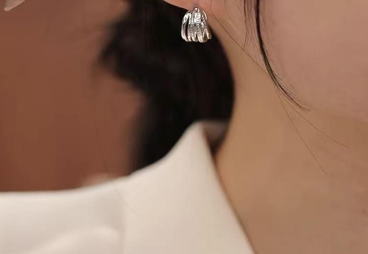 925 Sterling Silver Open Hoop Earring Product Image