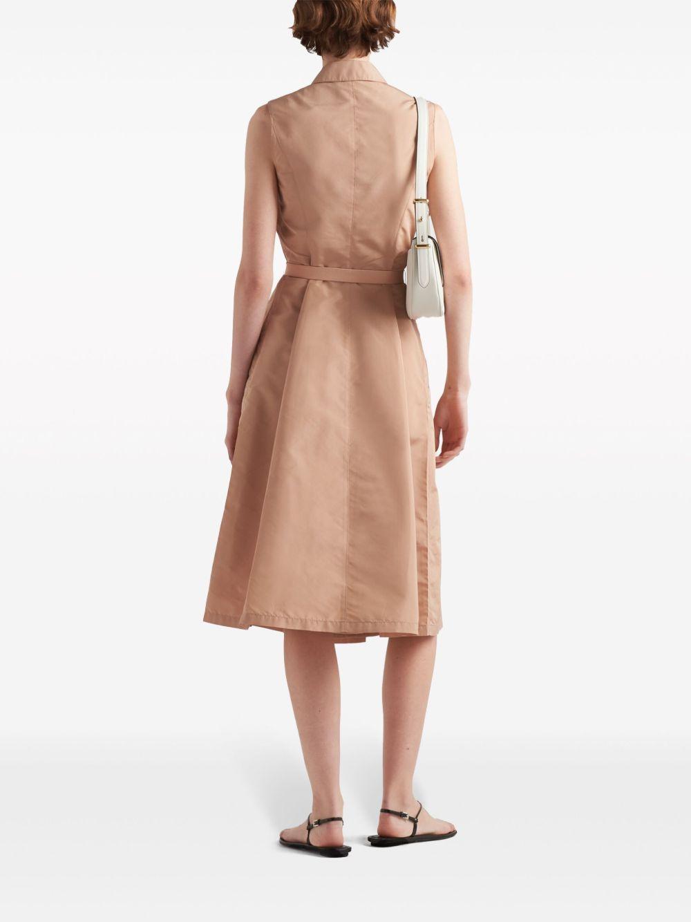 belted-waist midi dress Product Image