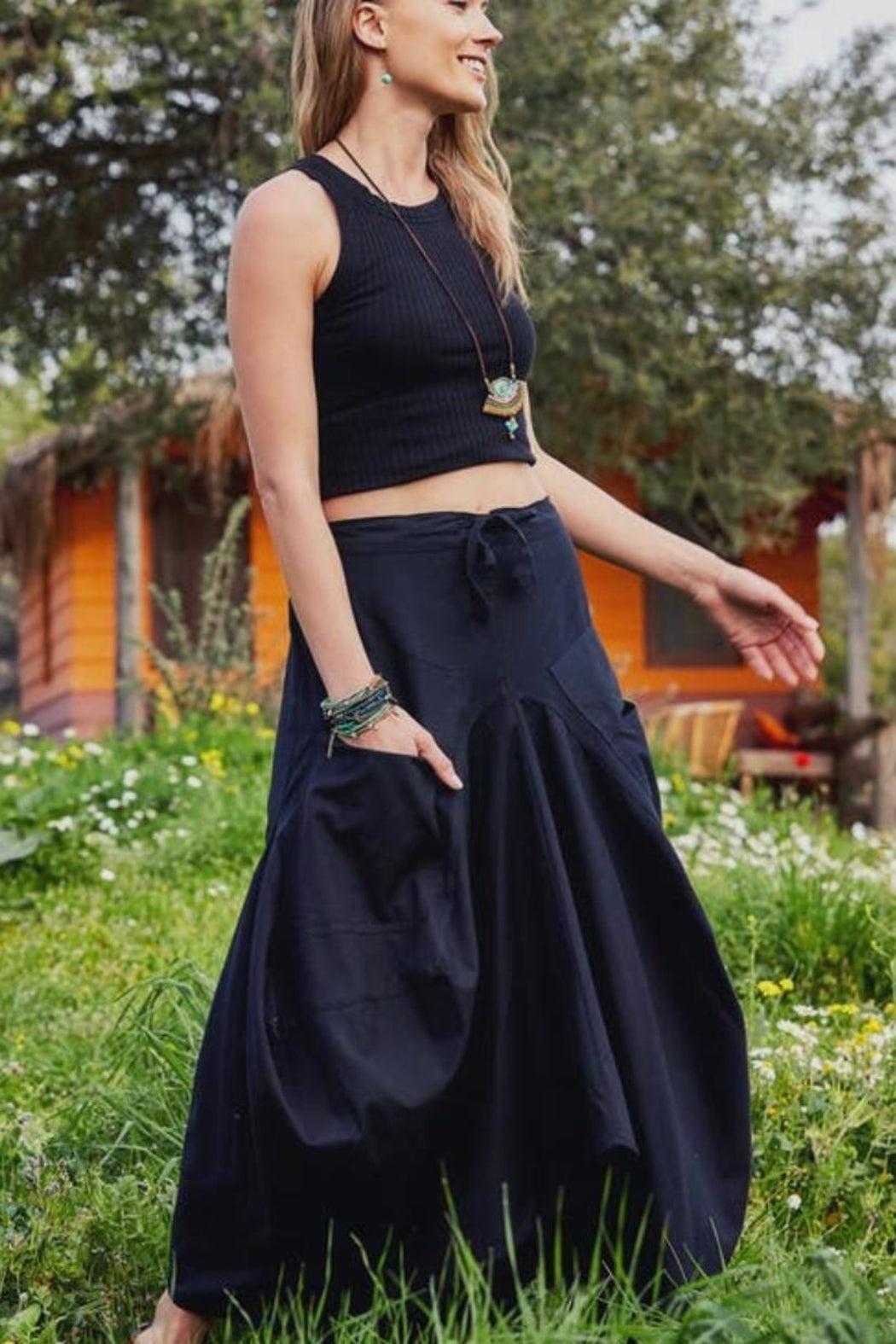 Asymmetrical Maxi Skirt Product Image