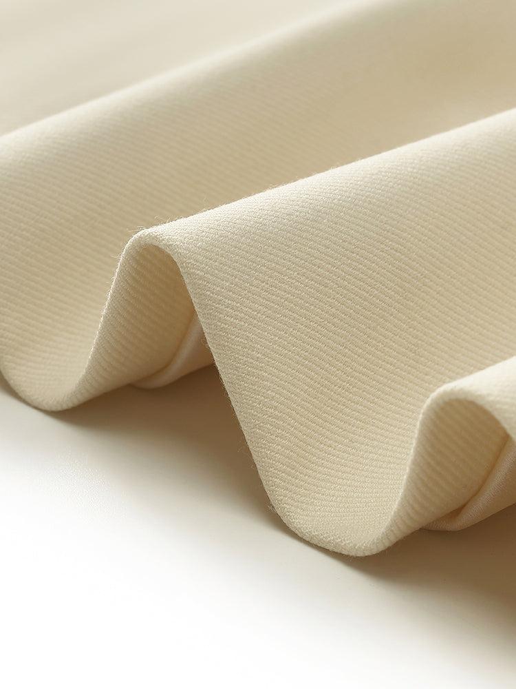 Worsted Wool One Button Women Blazer Product Image