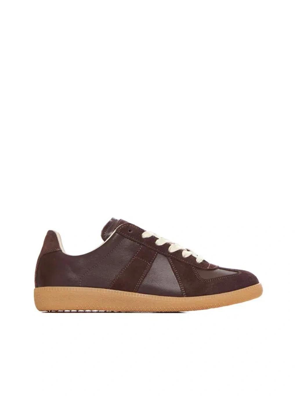 Replica Suede & Leather Sneakers Product Image