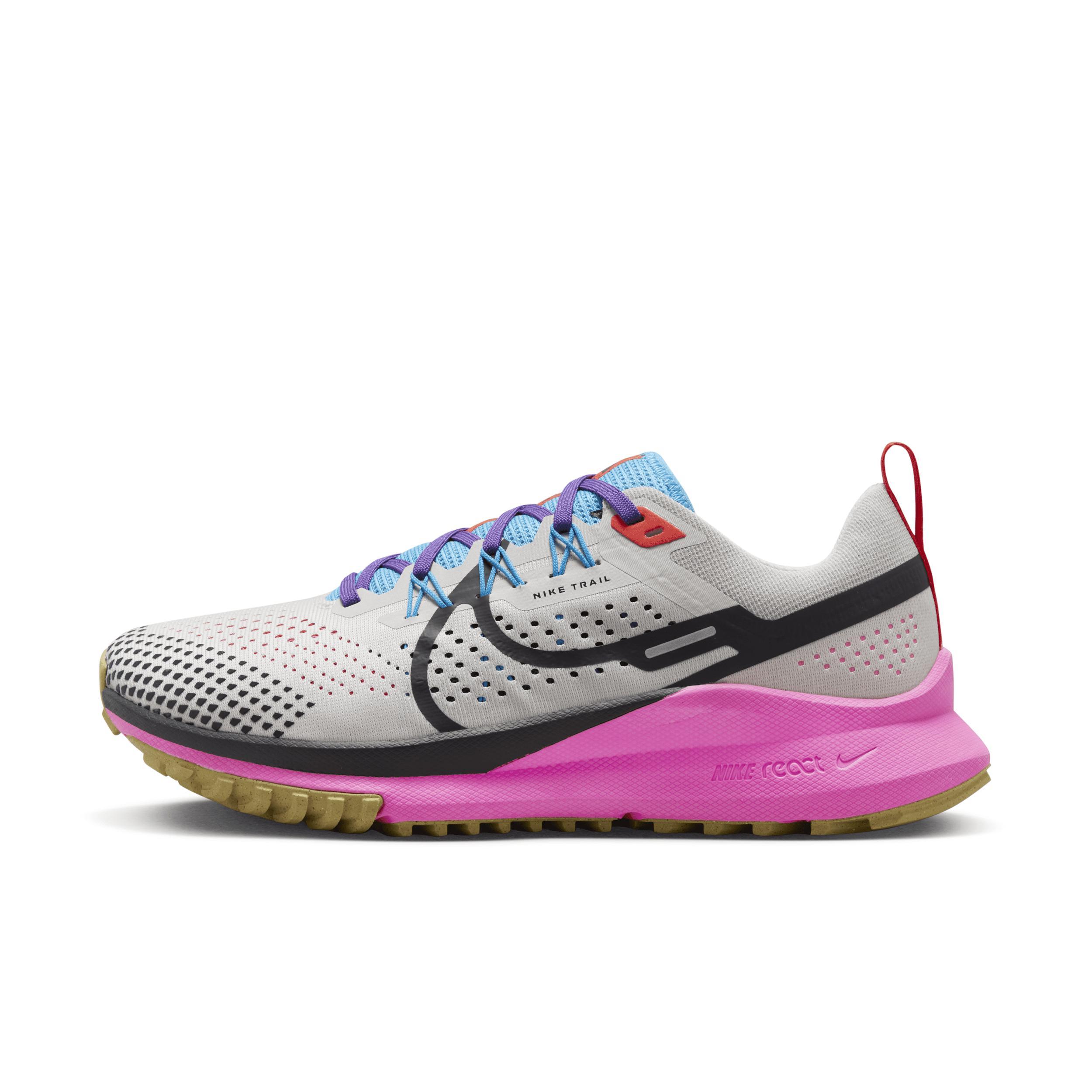 Nike Womens Nike Pegasus Trail 4 GO - Womens Running Shoes Lt Orewood Brown/Dk Smoke Grey/Blue Light Product Image