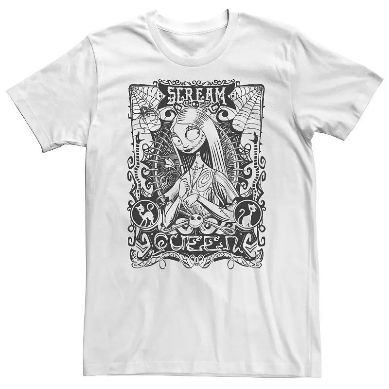 Big & Tall Disney The Nightmare Before Christmas Sally Scream Queen Tee, Men's,  Product Image