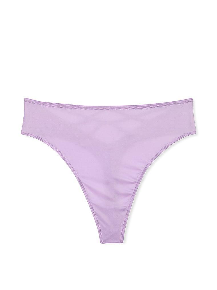 Smooth High-Waist Strappy-Back Thong Panty Product Image