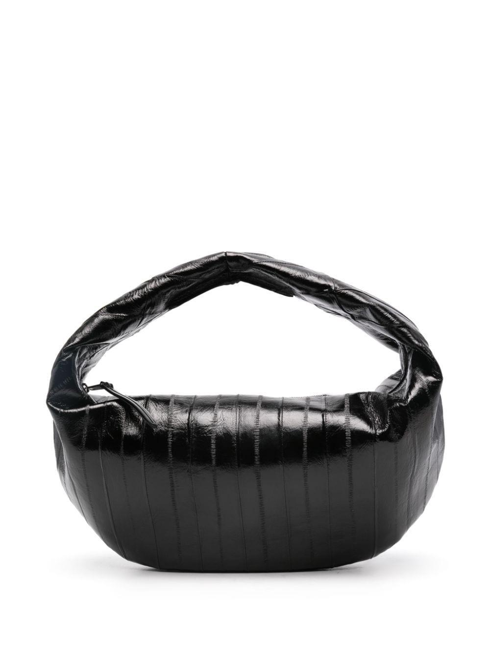 Olivia Leather Tote Bag In Black Product Image