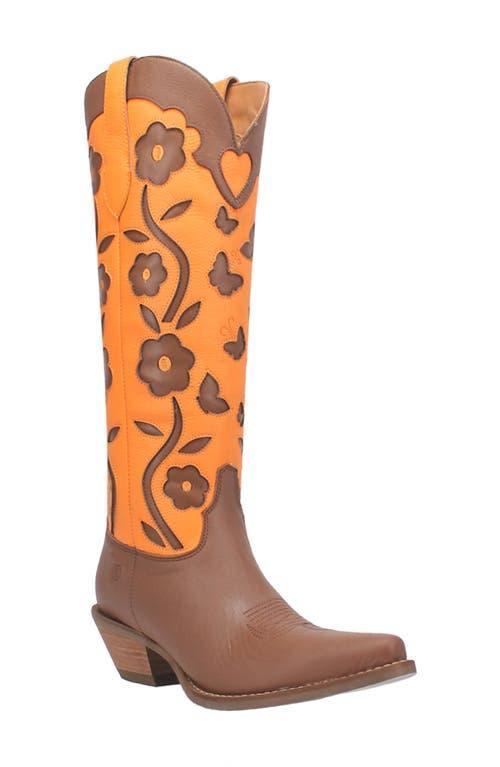 Dingo Goodness Gracious Leather Floral Tall Western Boots Product Image