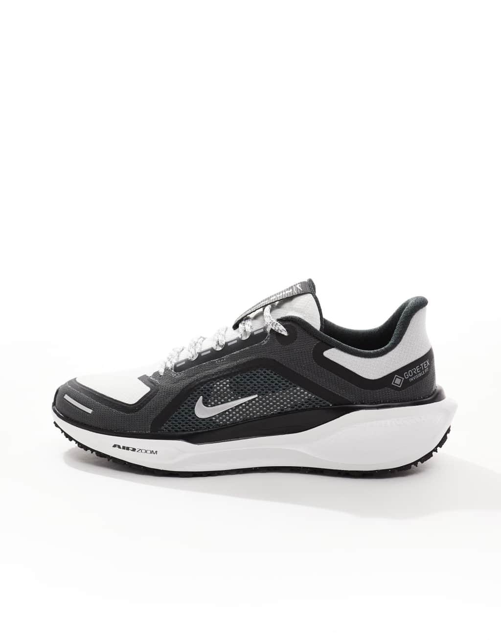 Nike Running Air Zoom Pegasus 41 GORE-TEX sneakers in black and white Product Image