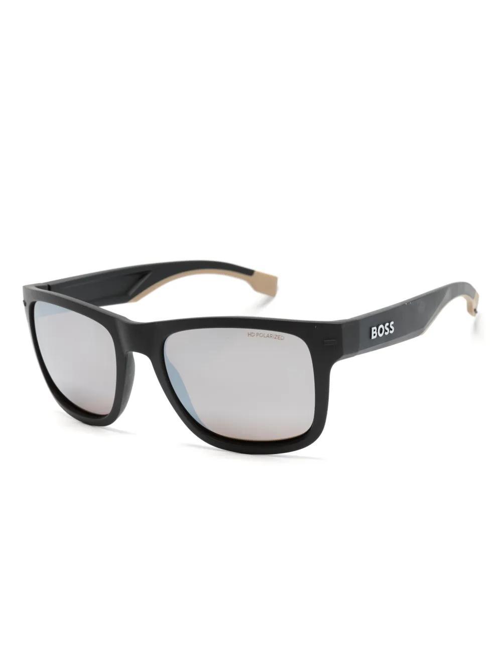 HUGO BOSS 1496/s Square-frame Sunglasses In Black Product Image