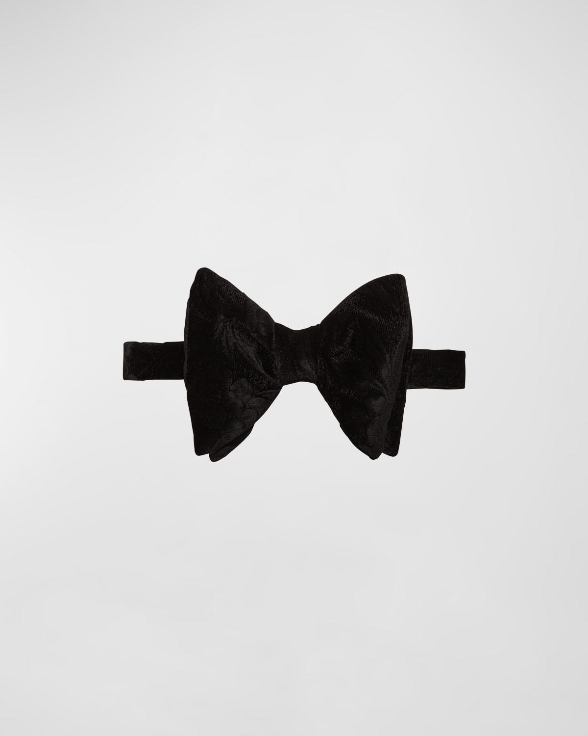 Mens Pre-Tied Velvet Bowtie Product Image