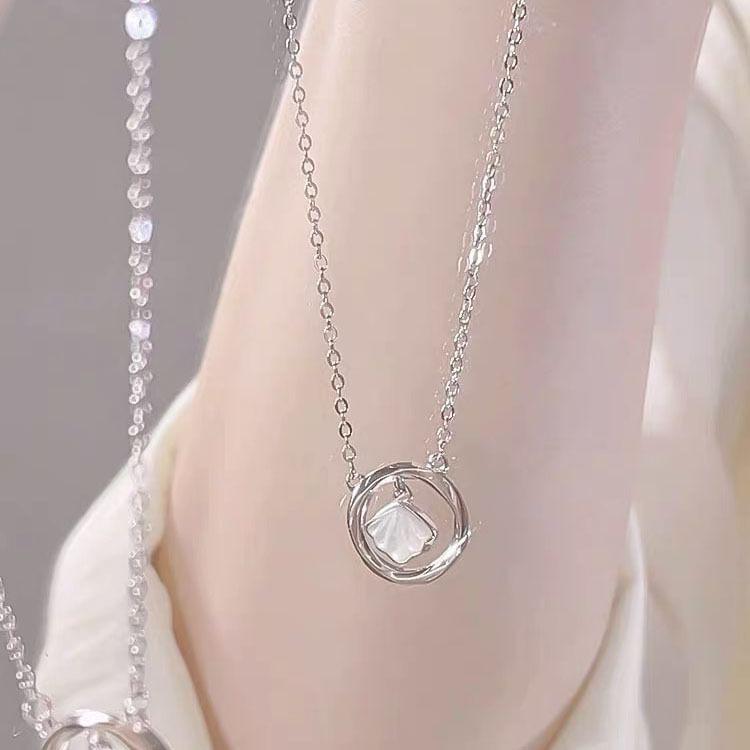 Shell Pendant Alloy Necklace Product Image