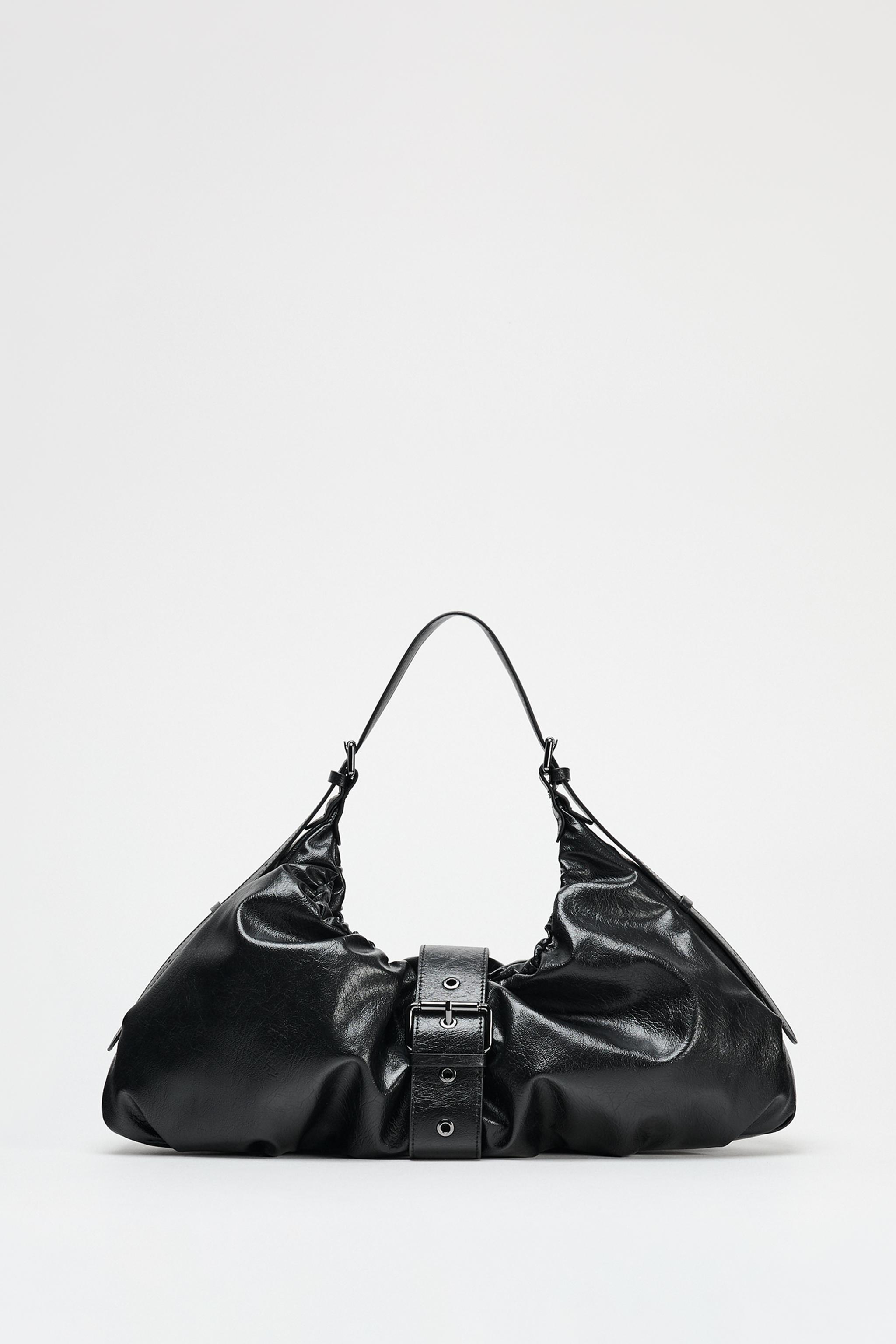 GATHERED BUCKLE MAXI BUCKET BAG Product Image