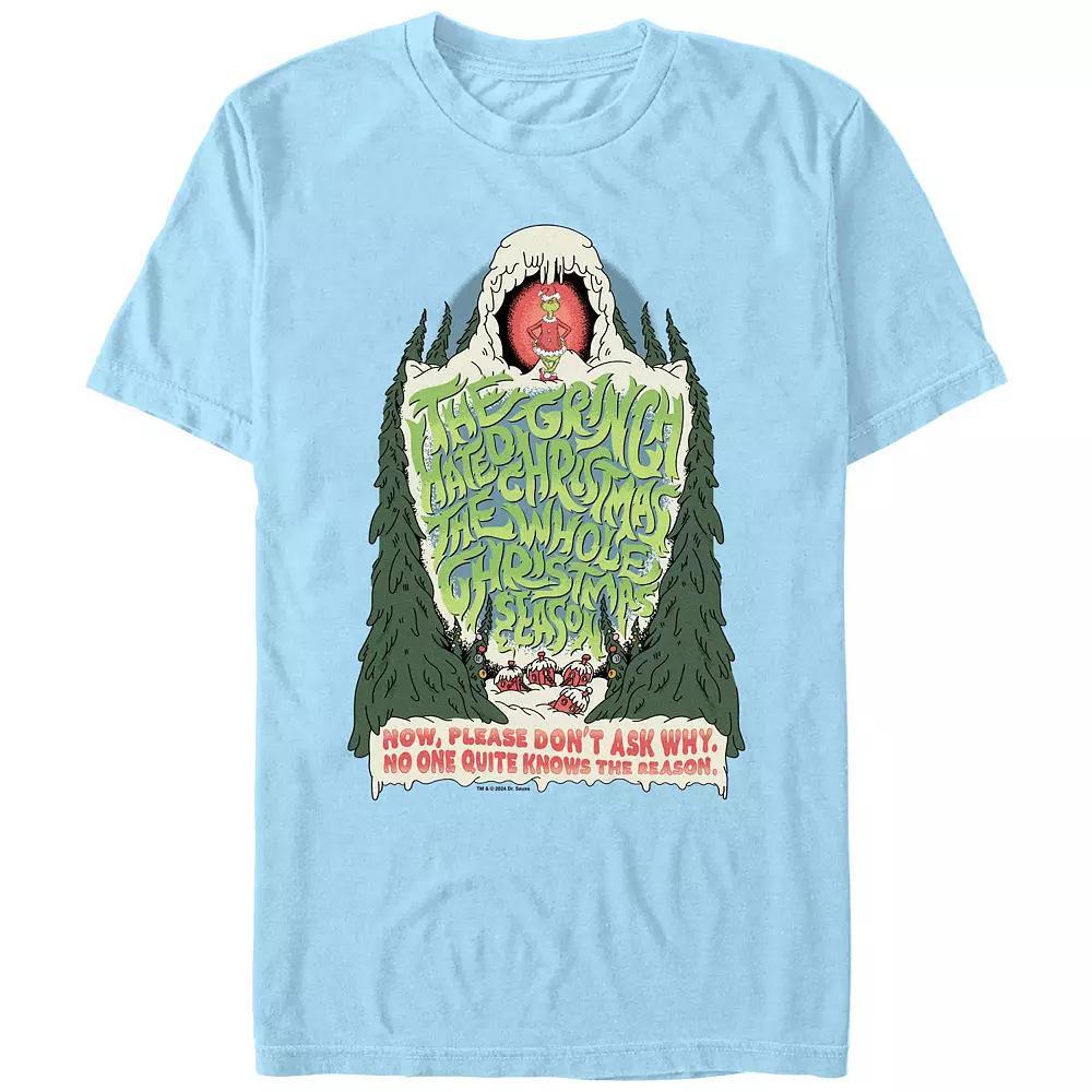Big & Tall Dr. Seuss Grinch Hated Christmas Graphic Tee, Men's,  Product Image