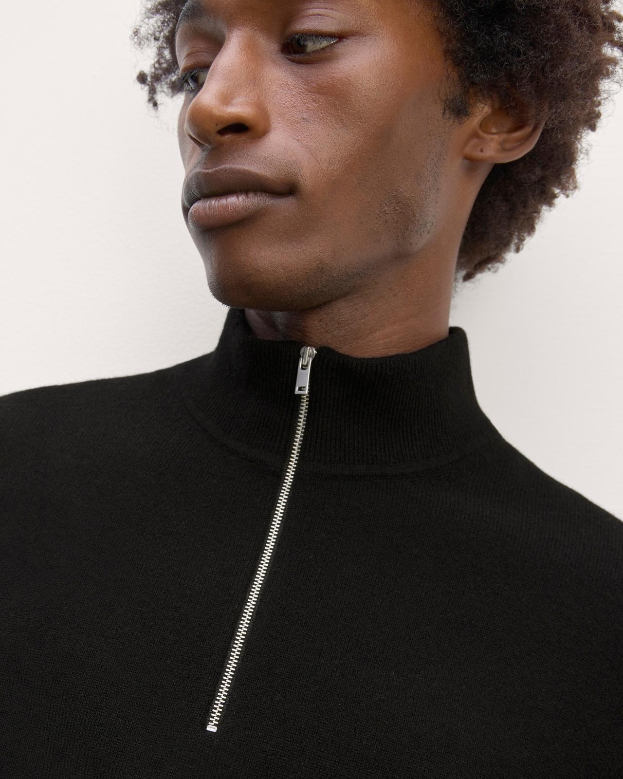 The Quarter-Zip in Cashmere Product Image