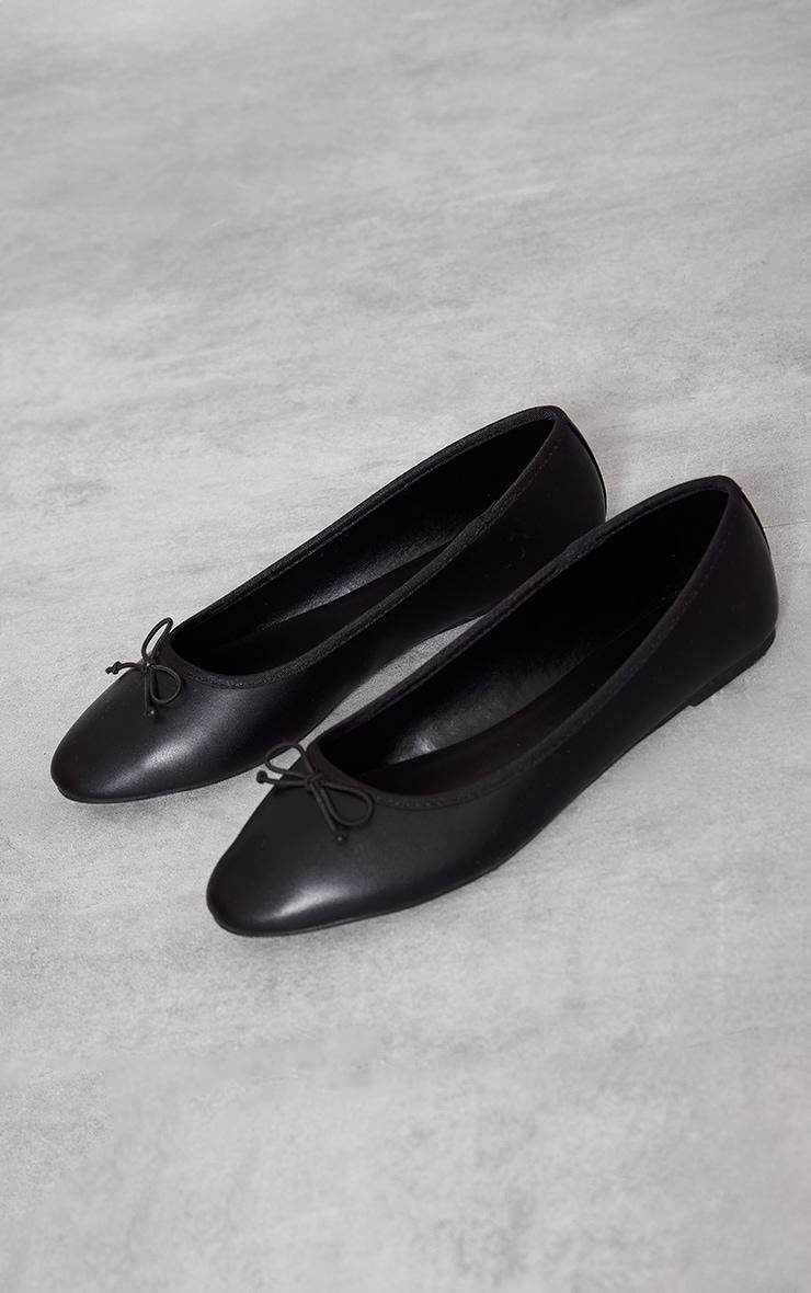 Black Bow Ballet Pumps Product Image