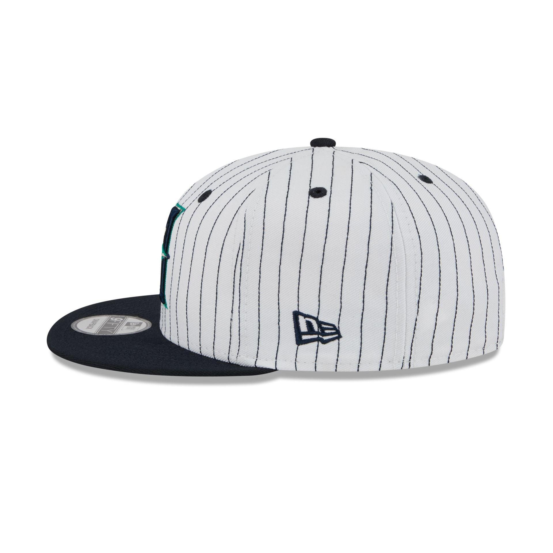 Seattle Mariners Deceptor Pinstripe 9FIFTY Snapback Hat Male Product Image