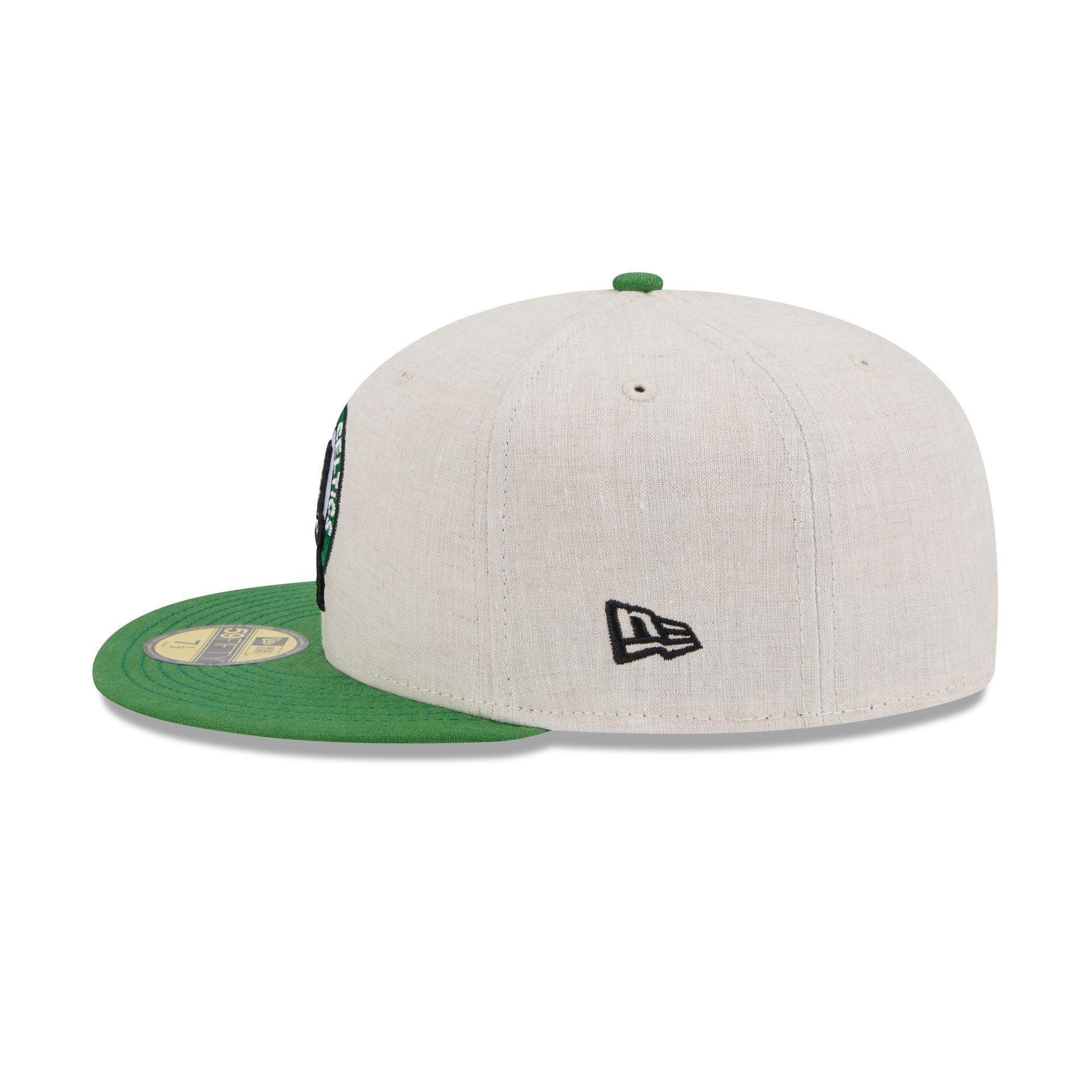 Boston Celtics Linen 59FIFTY Fitted Hat Male Product Image