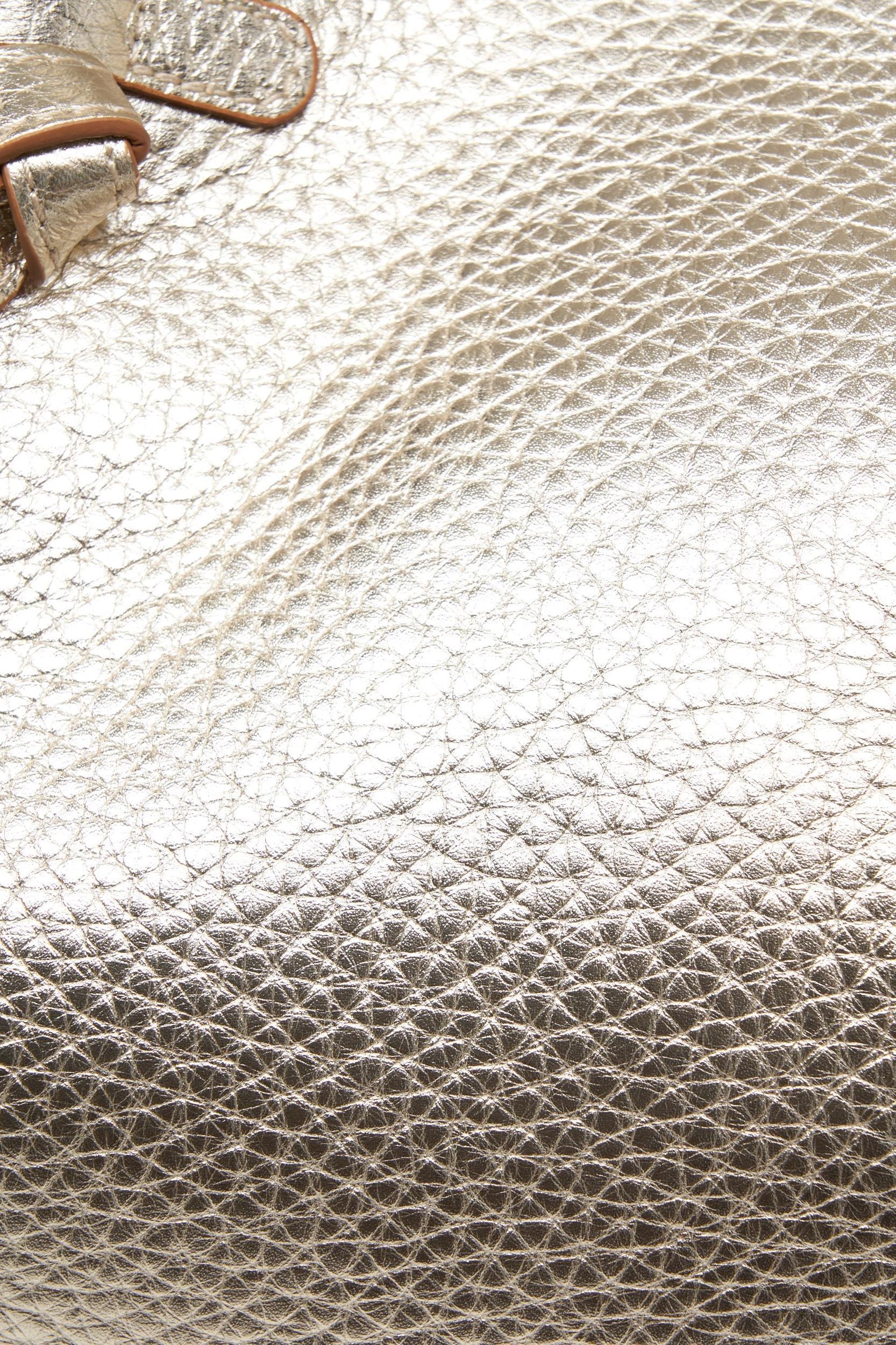 Grained leather shopper Product Image