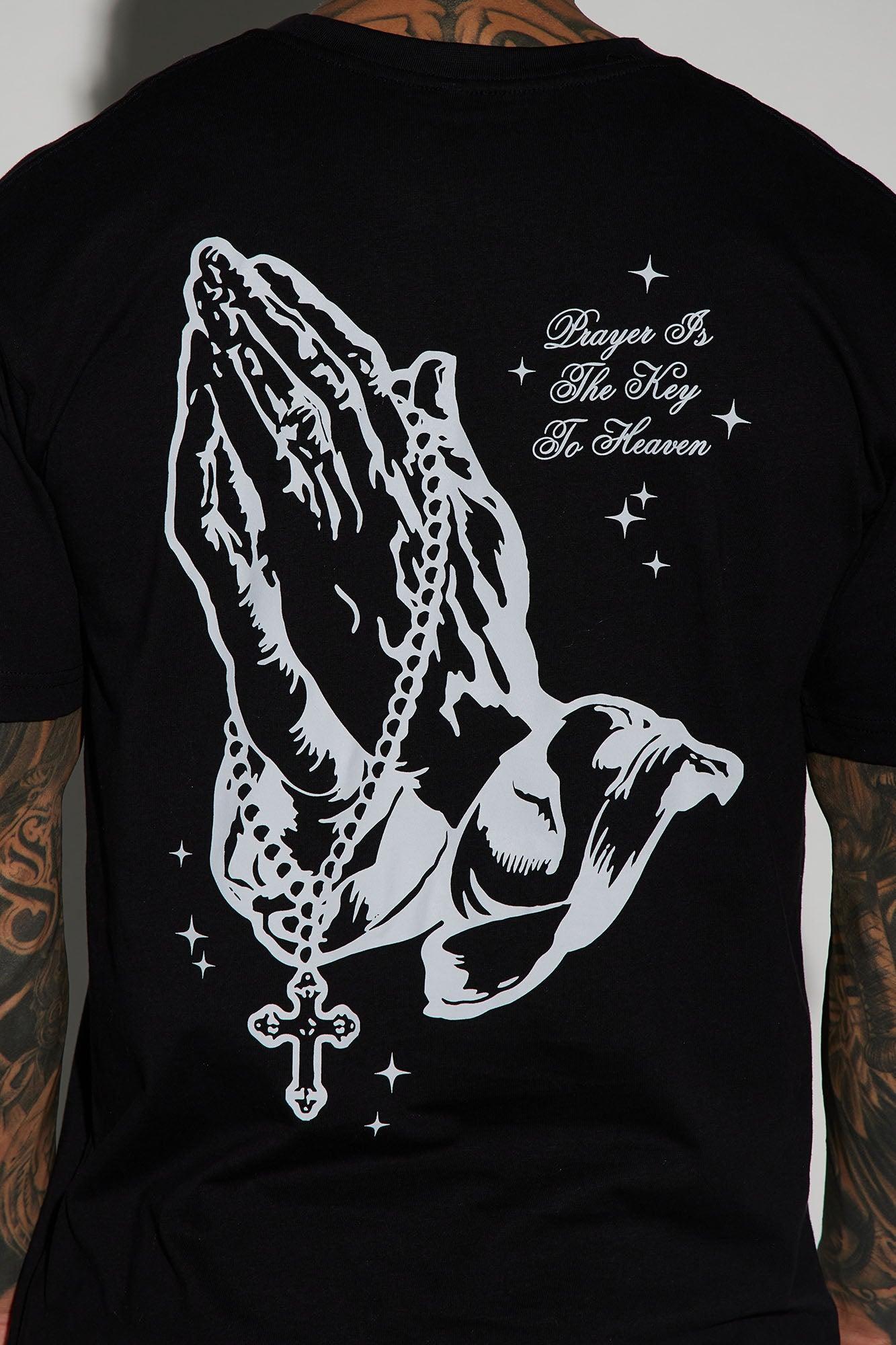 Blessed With Faith Short Sleeve Tee - Black Product Image