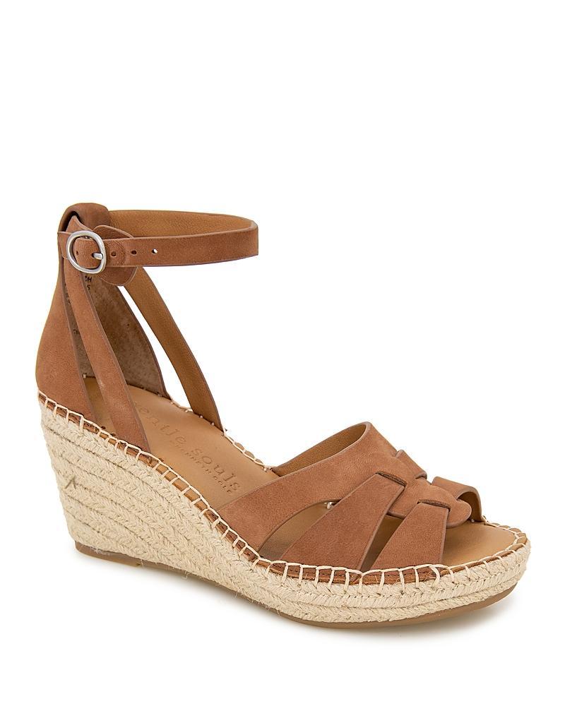 Gentle Souls by Kenneth Cole Womens Coolie Espadrille Wedge Sandals Product Image