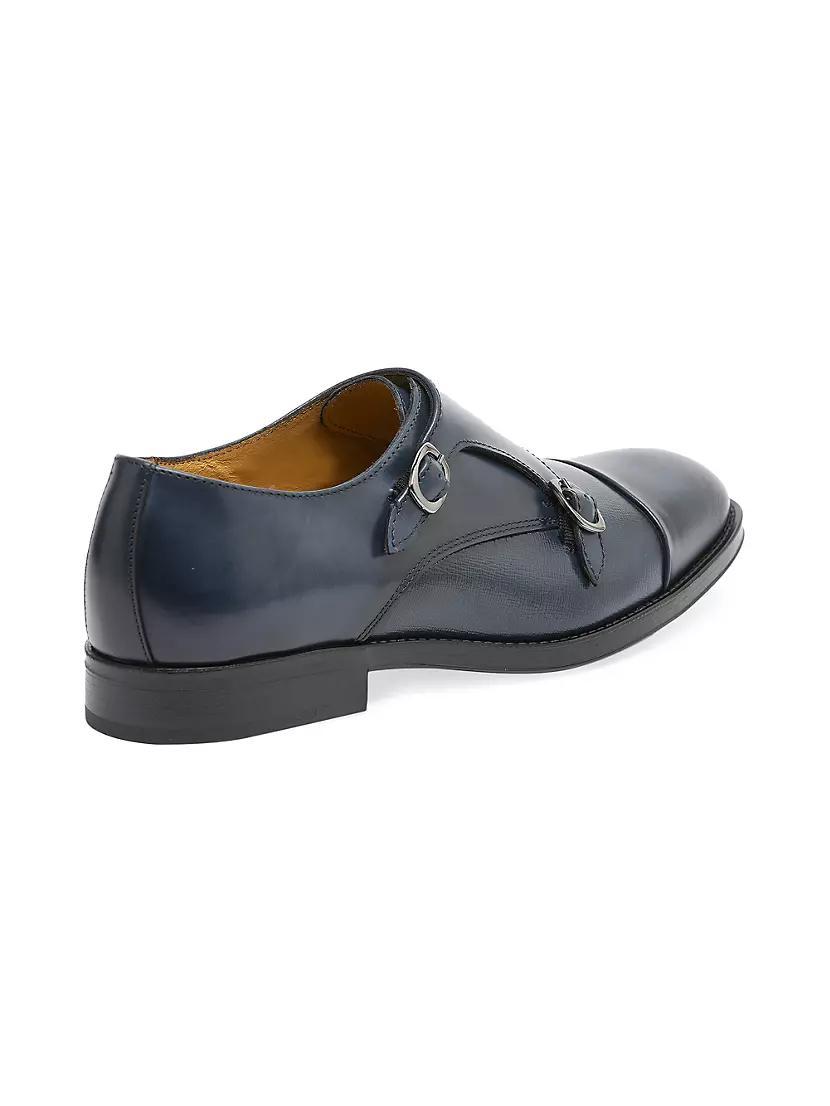 Mens Cruz Square-Toe Leather Oxfords Product Image