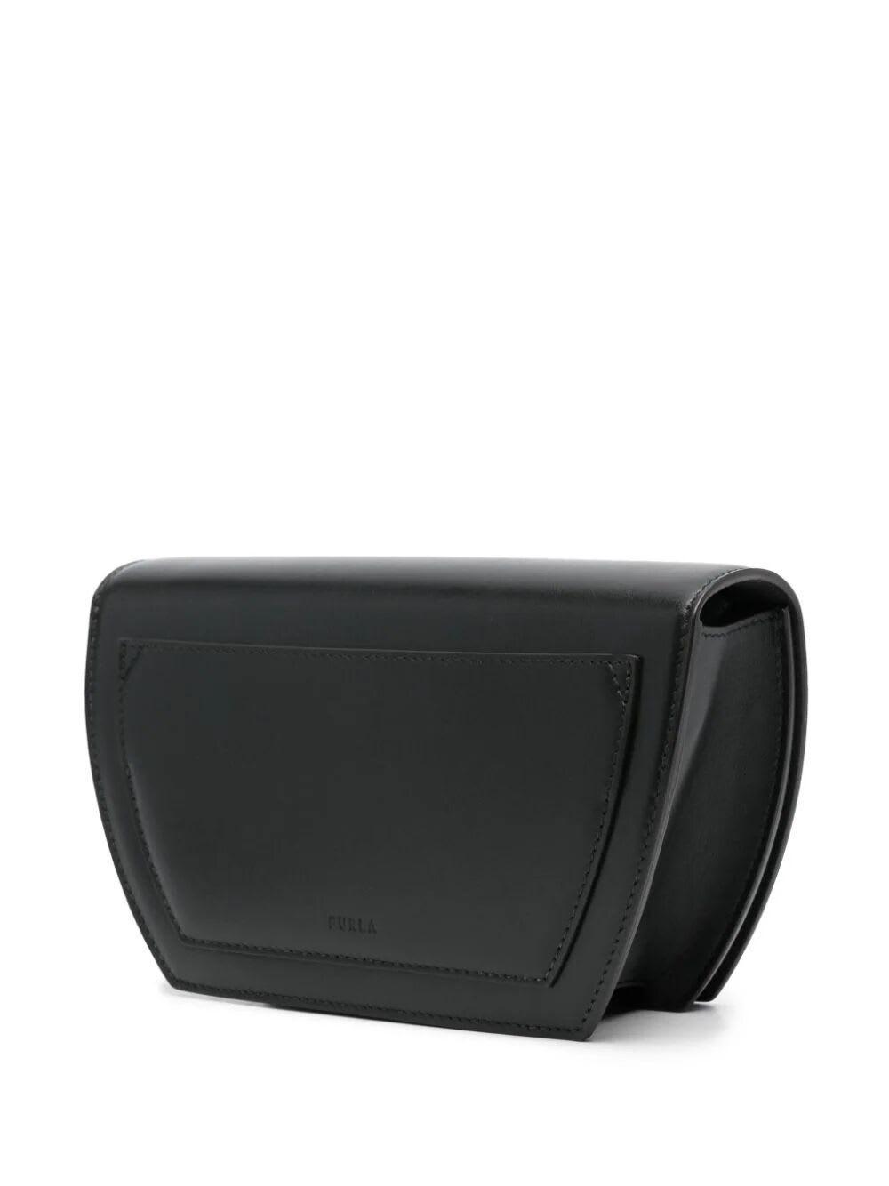 FURLA Sfera Mini Crossbody In Black Product Image