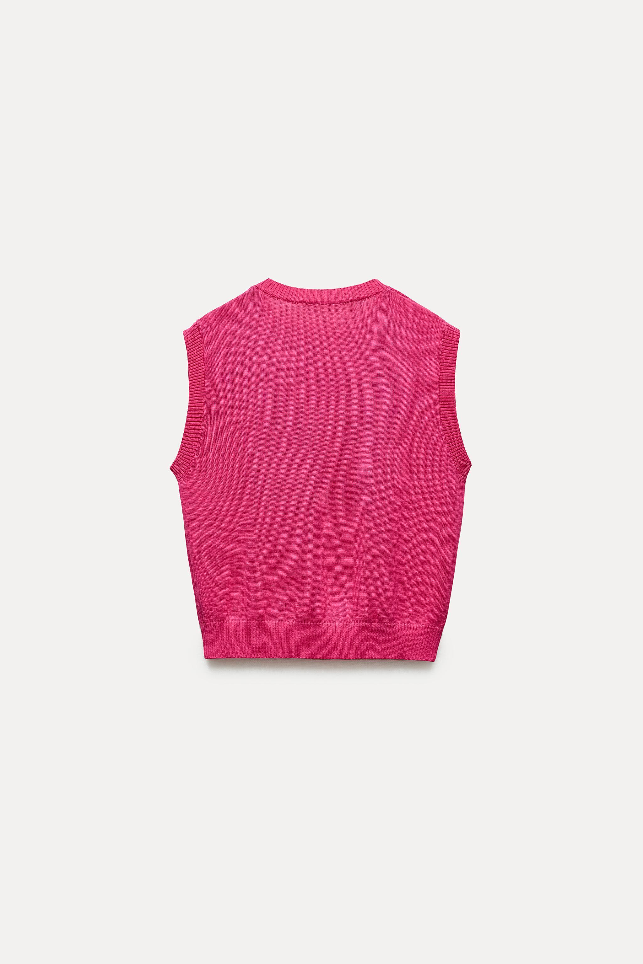 PLAIN RIB KNIT TOP Product Image