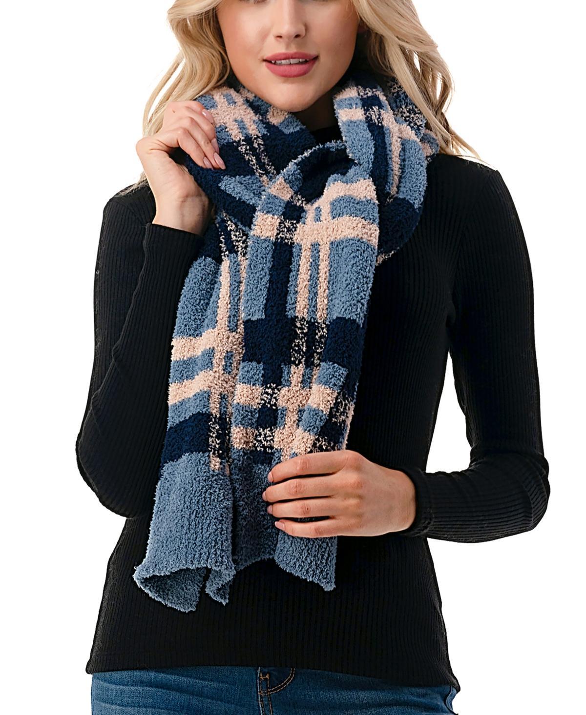 Marcus Adler Womens Ultra Soft & Cozy Plaid Scarf Product Image