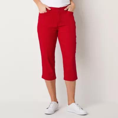 St. John's Bay Secretly Slender Mid Rise Capri Pants Product Image