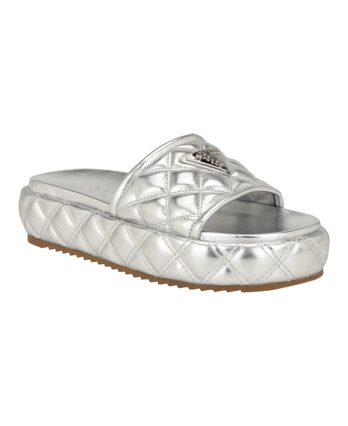 GUESS Longo (Ivory) Women's Sandals Product Image