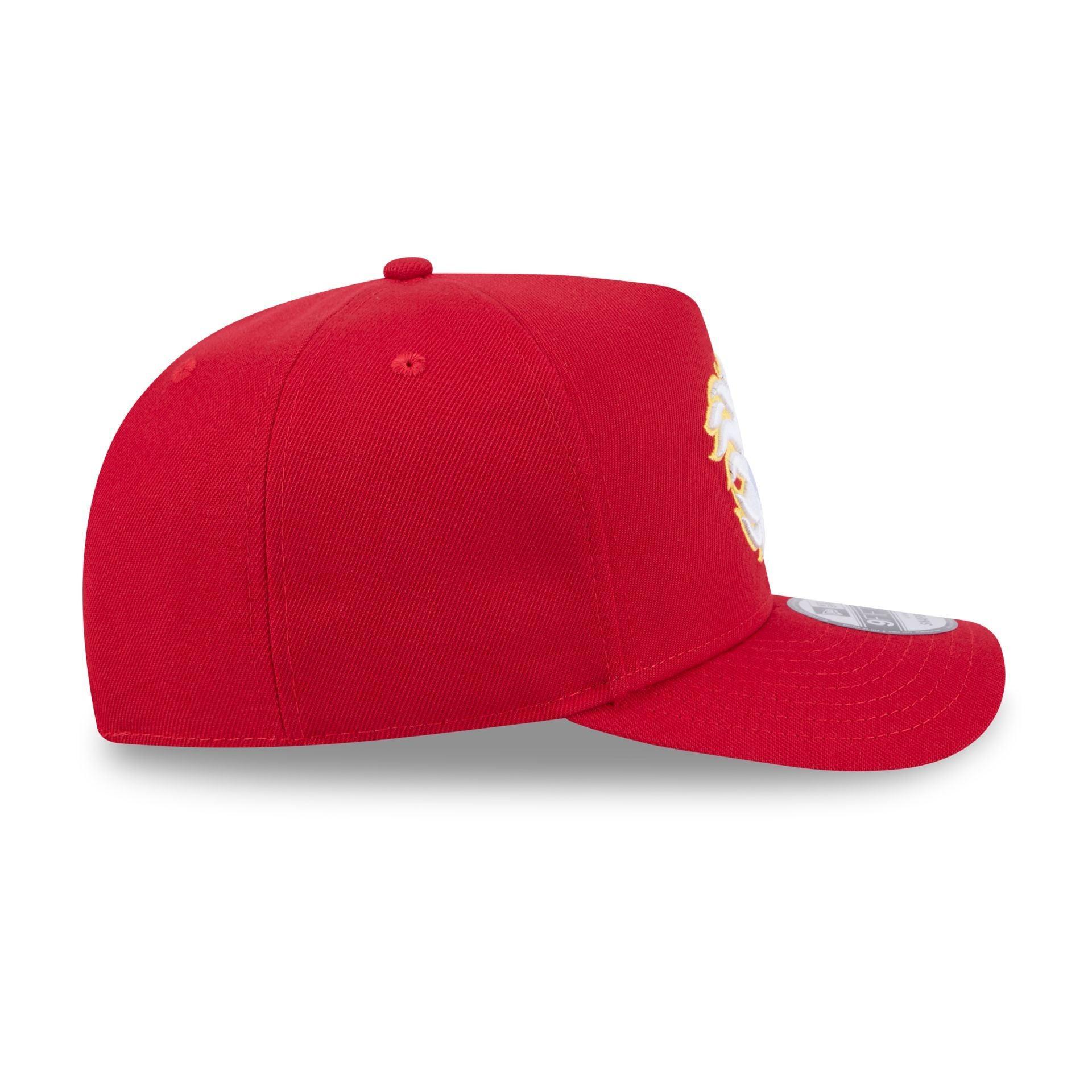 Calgary Flames Team 9FIFTY A-Frame Snapback Hat Male Product Image