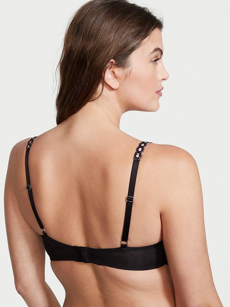 Lightly Lined Ribbon Slot Demi Bra Product Image