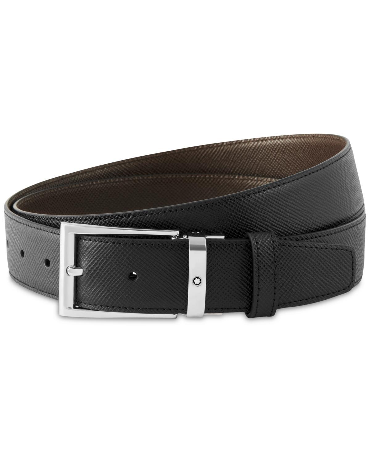 Mens Trapeze Adjustable Cut-to-Size Reversible Leather Belt Product Image