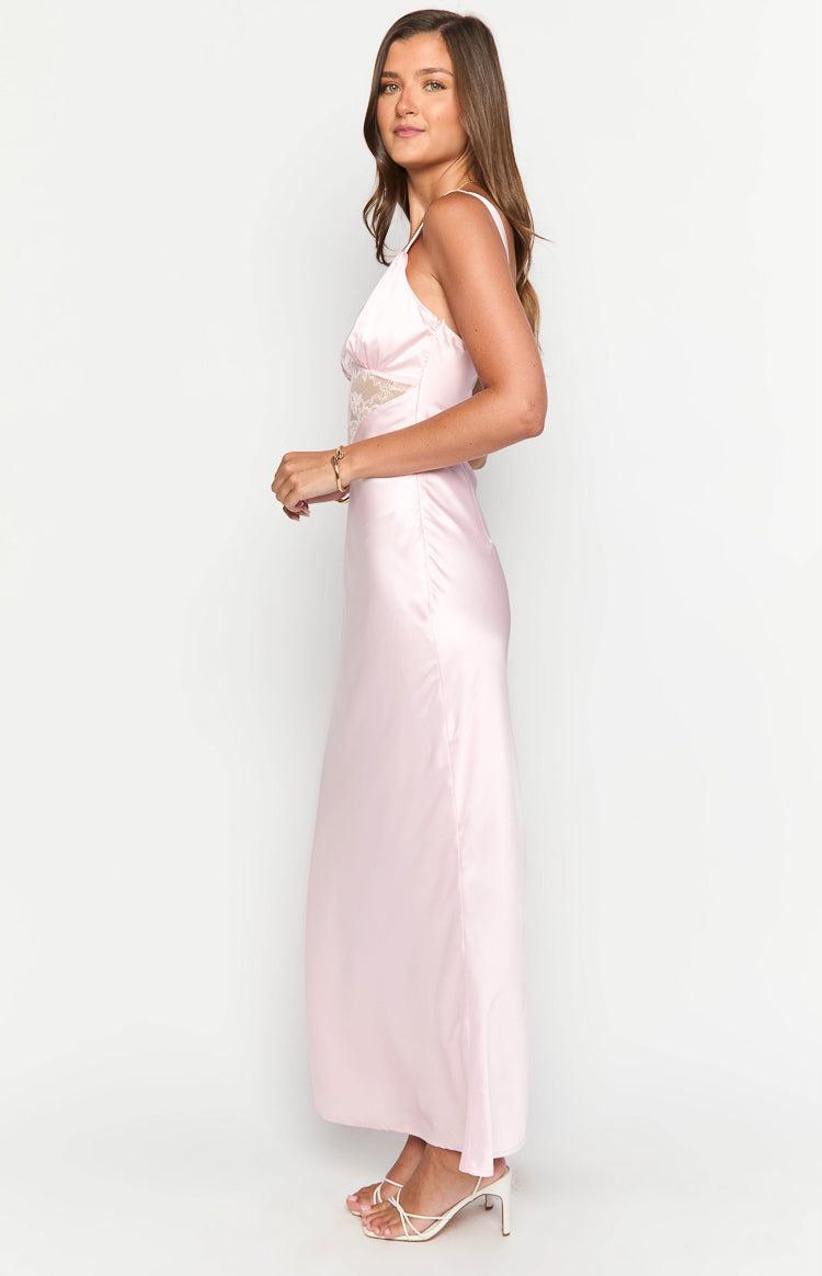 Nolan Light Pink Maxi Dress Product Image