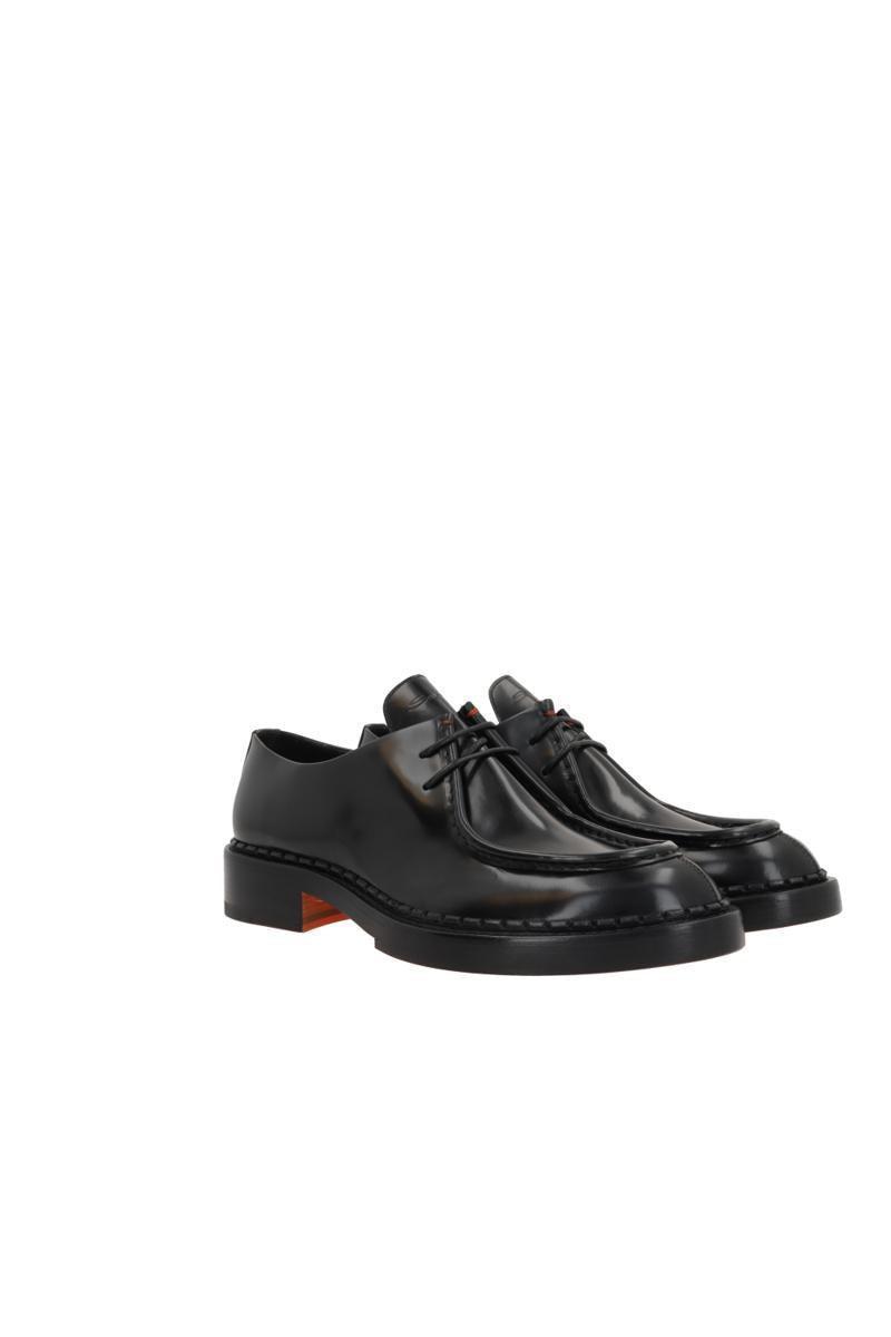 SANTONI Flat Shoes In Black Product Image