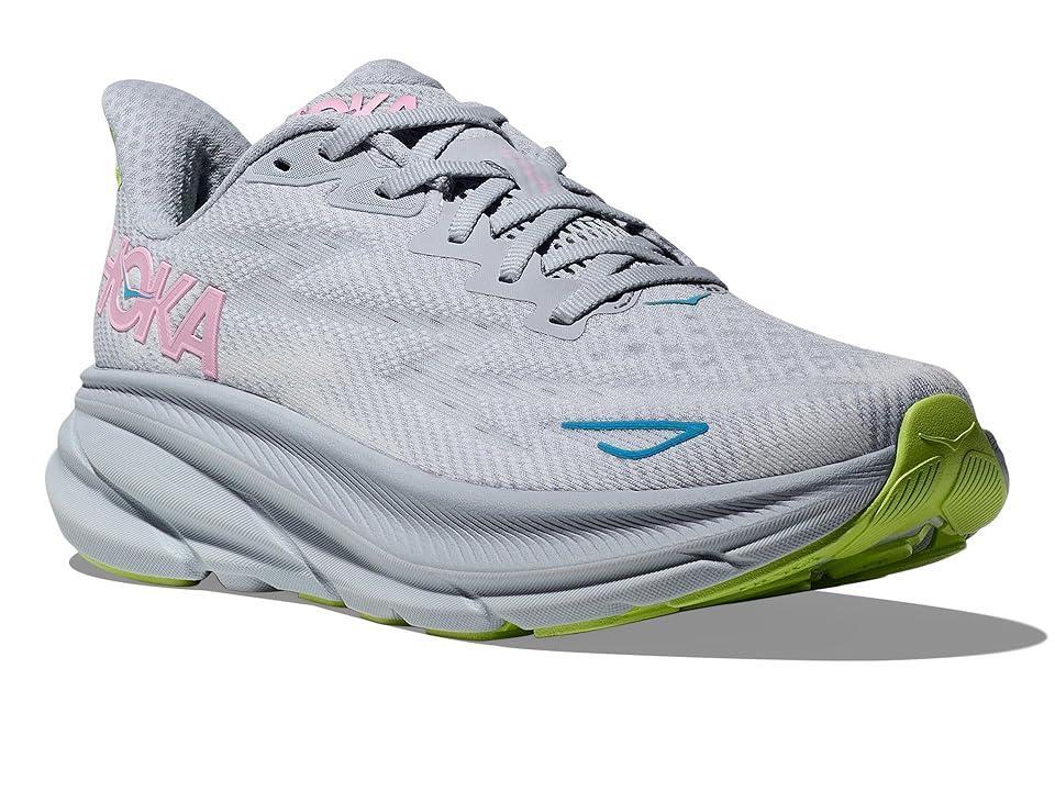 Hoka Women's Clifton 9 (Gull/Sea Ice) Women's Shoes Product Image