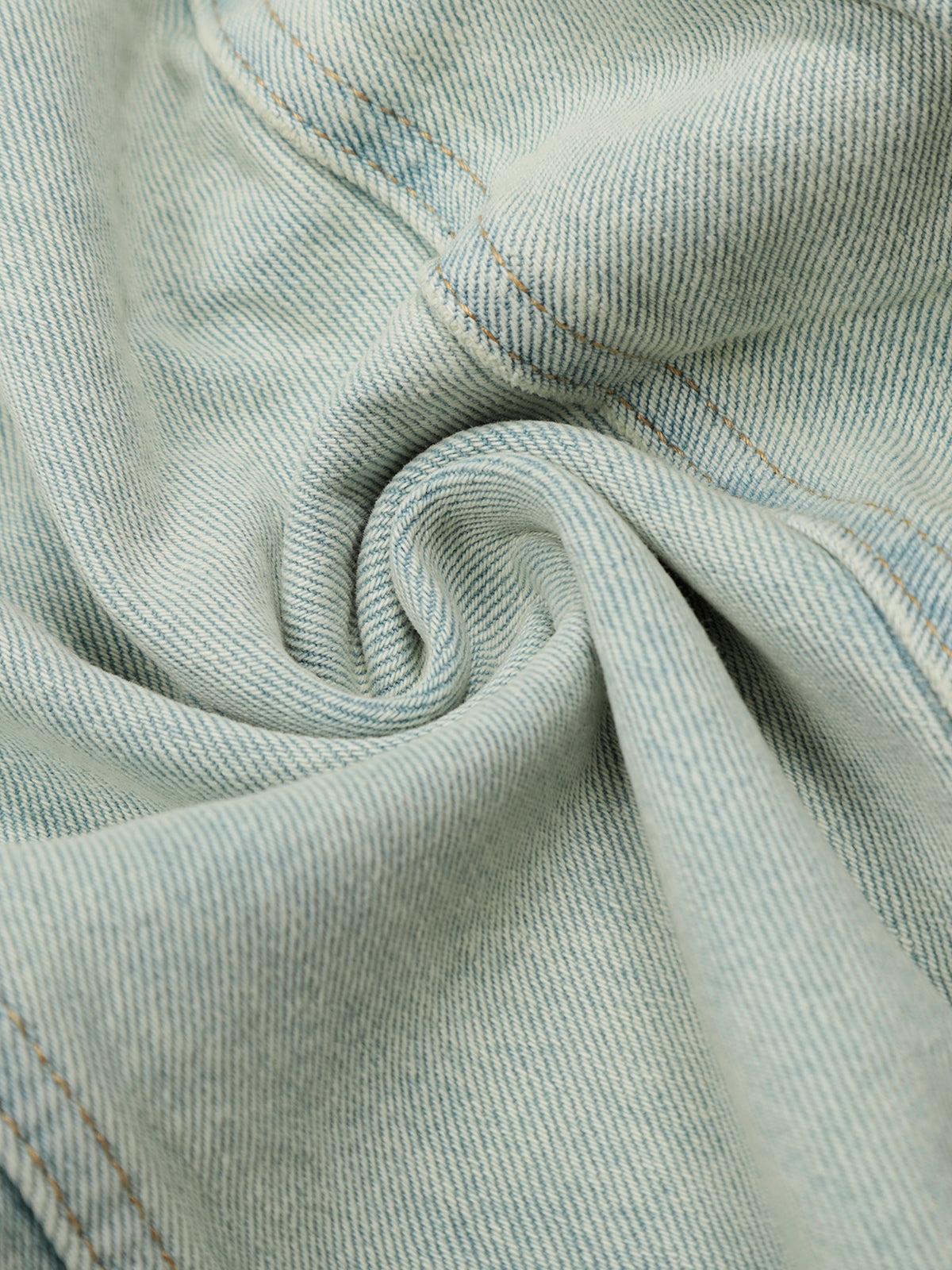 Aelfric Eden Washed Distressed Baggy Barrel Jeans Product Image