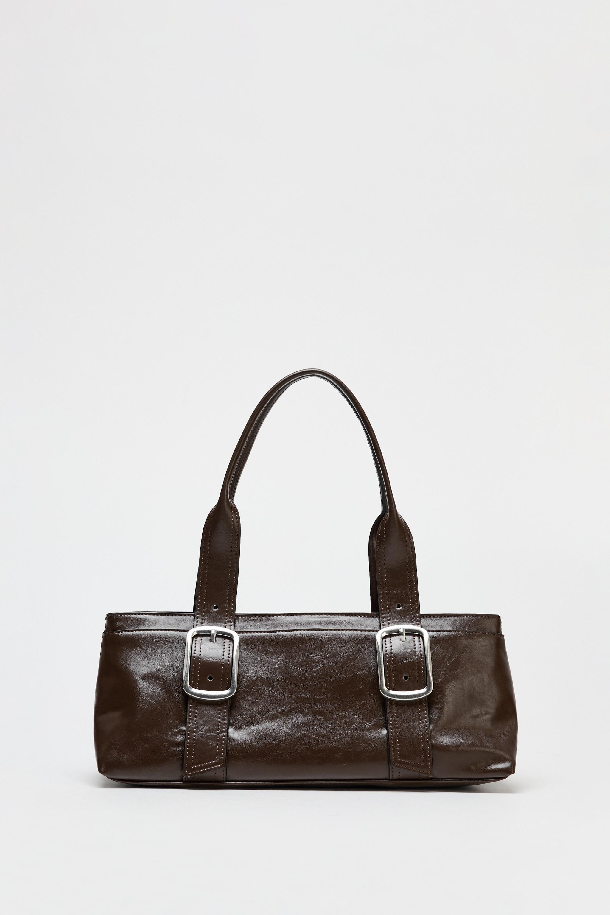 ELONGATED CITY BAG WITH BUCKLES Product Image