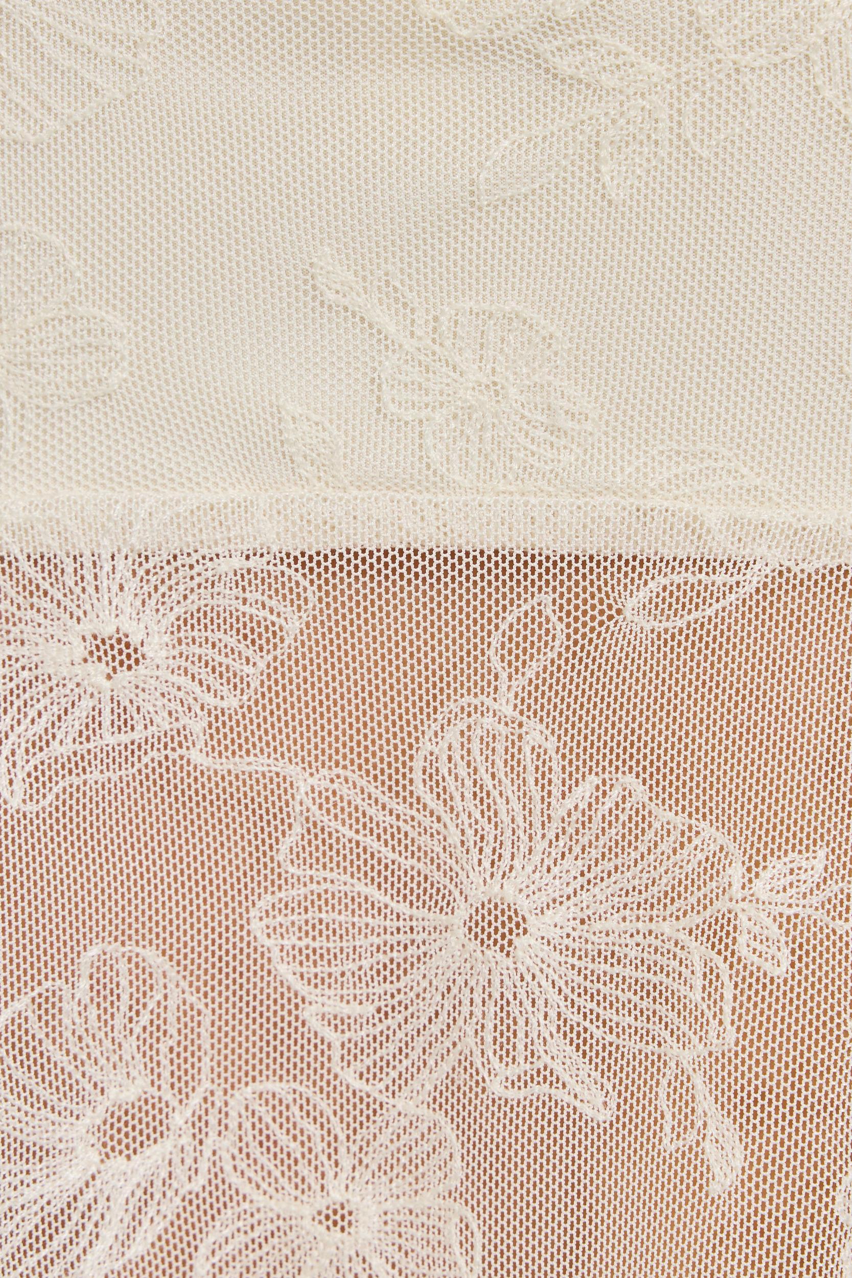 Embroidered Mesh Flyaway Cami Top Product Image