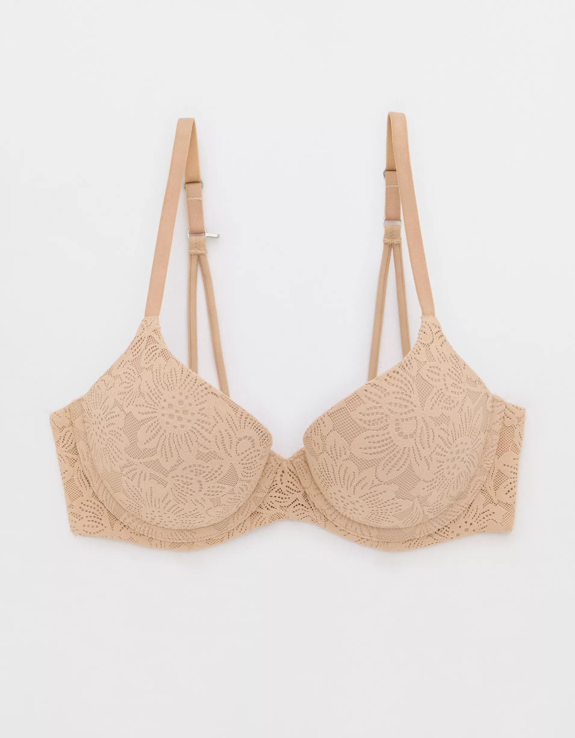 Sunnie Bloom Lace Demi Push Up Bra Product Image