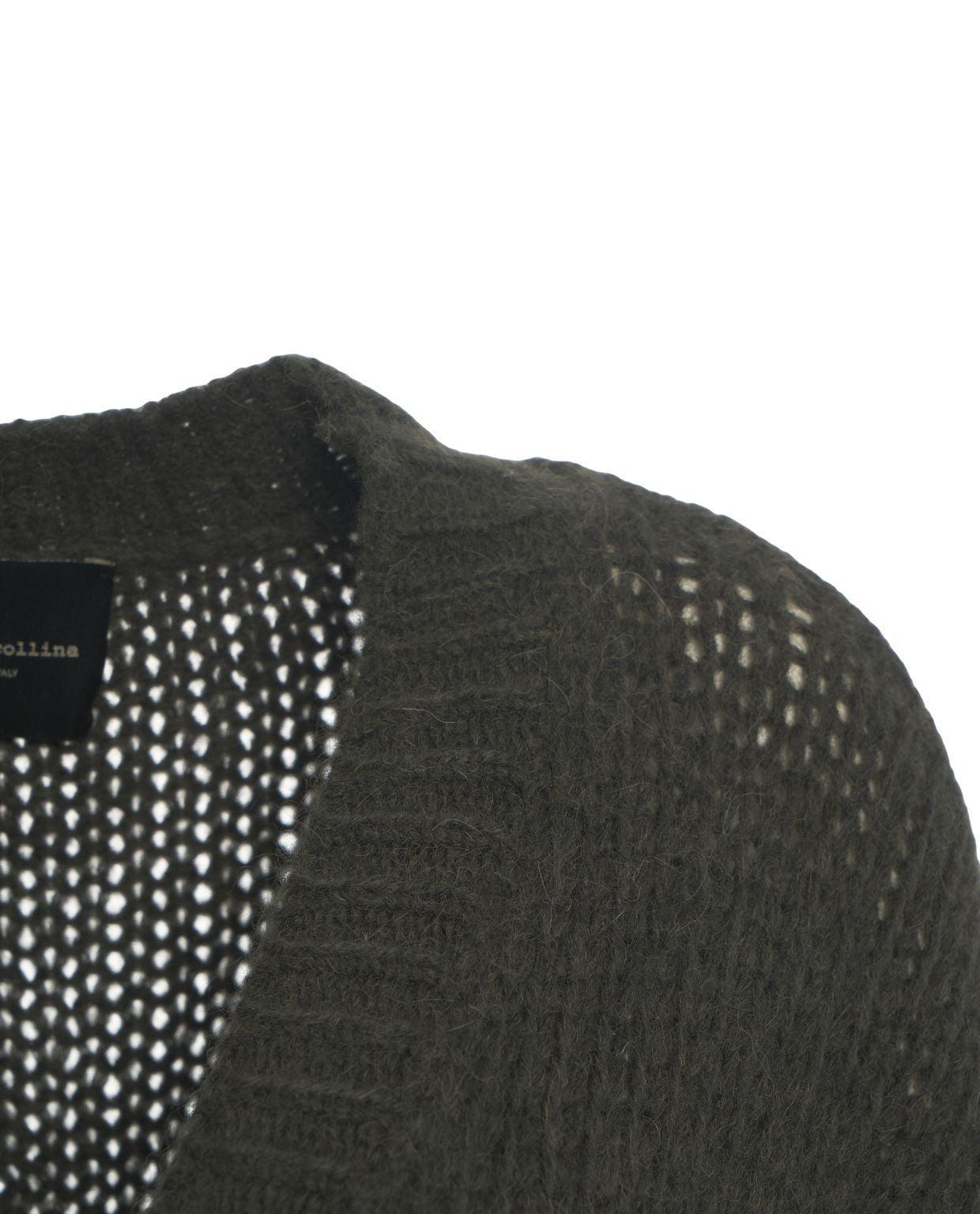 Knit cardigan with V-neck Product Image