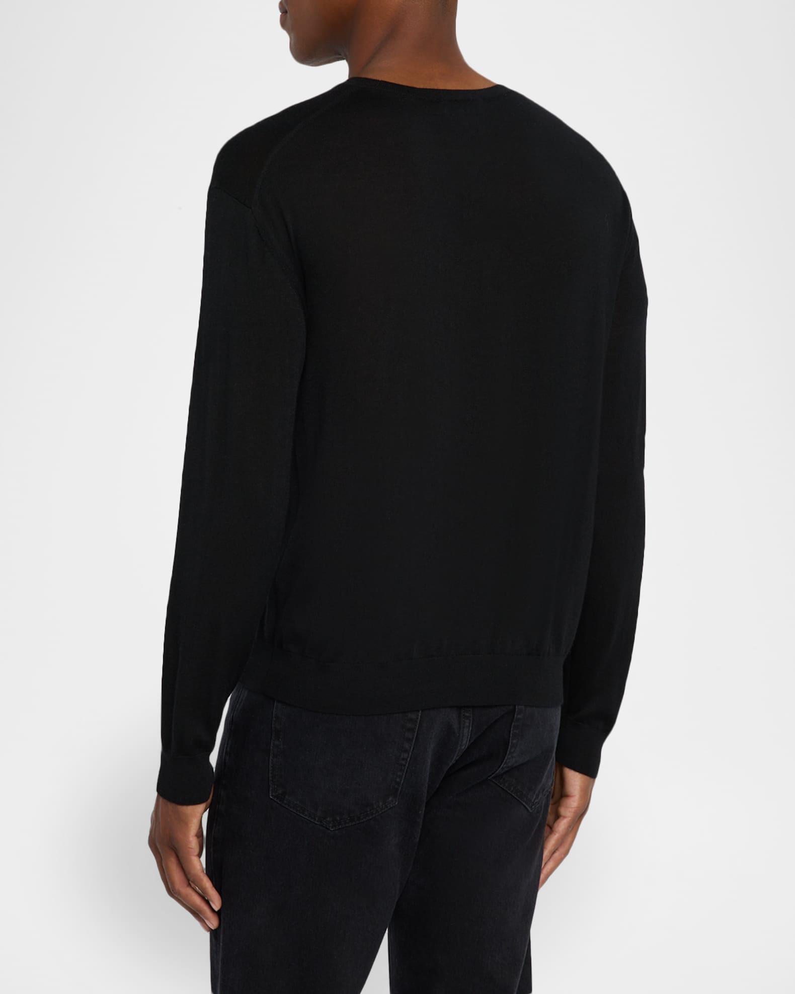 Men's Superfine Wool and Cashmere Crewneck Sweater Product Image