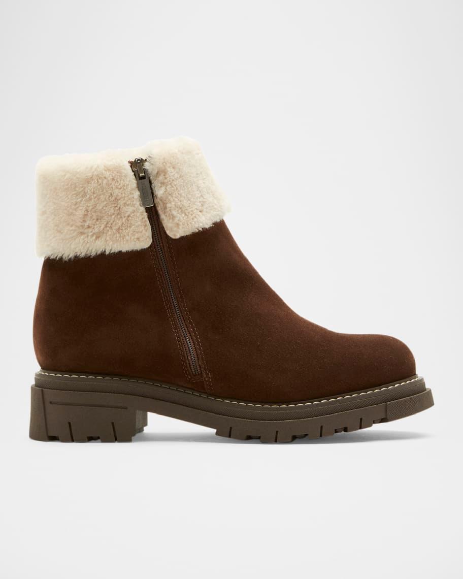 Declan Suede Shearling Winter Booties Product Image